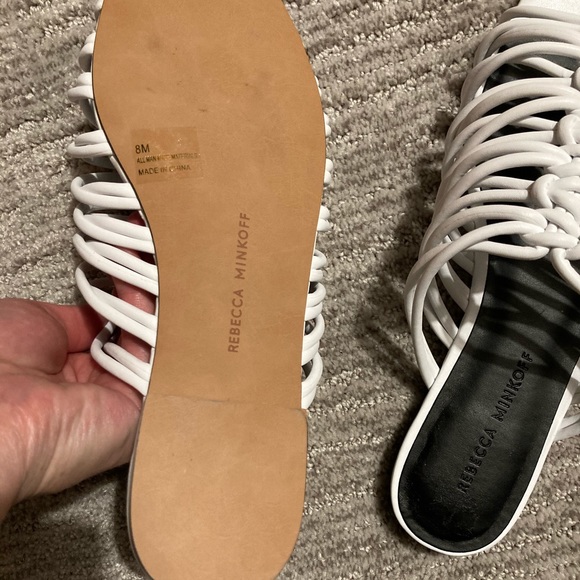 Rebecca minkoff white slides - Picture 2 of 4